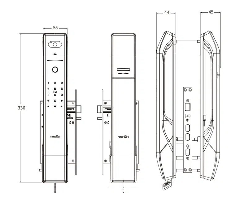 Электронный смарт замок «Tenon A7f»